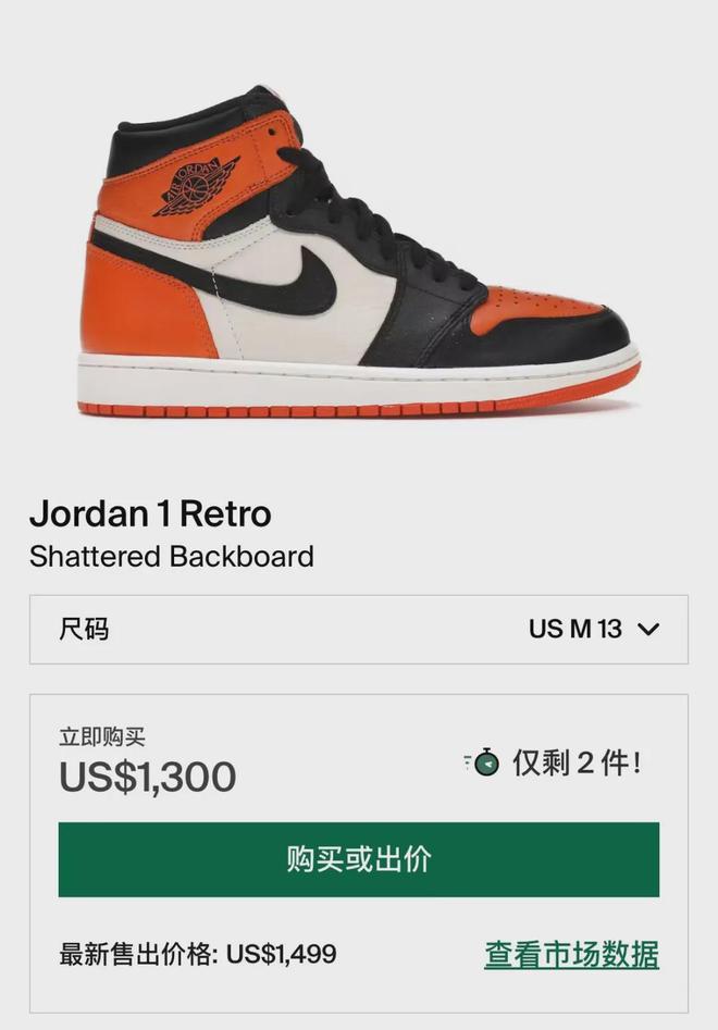 碎AJ1」时隔10年终于要复刻了不是猪油？九游会·j9网站市价9000+一双！「扣(图2)